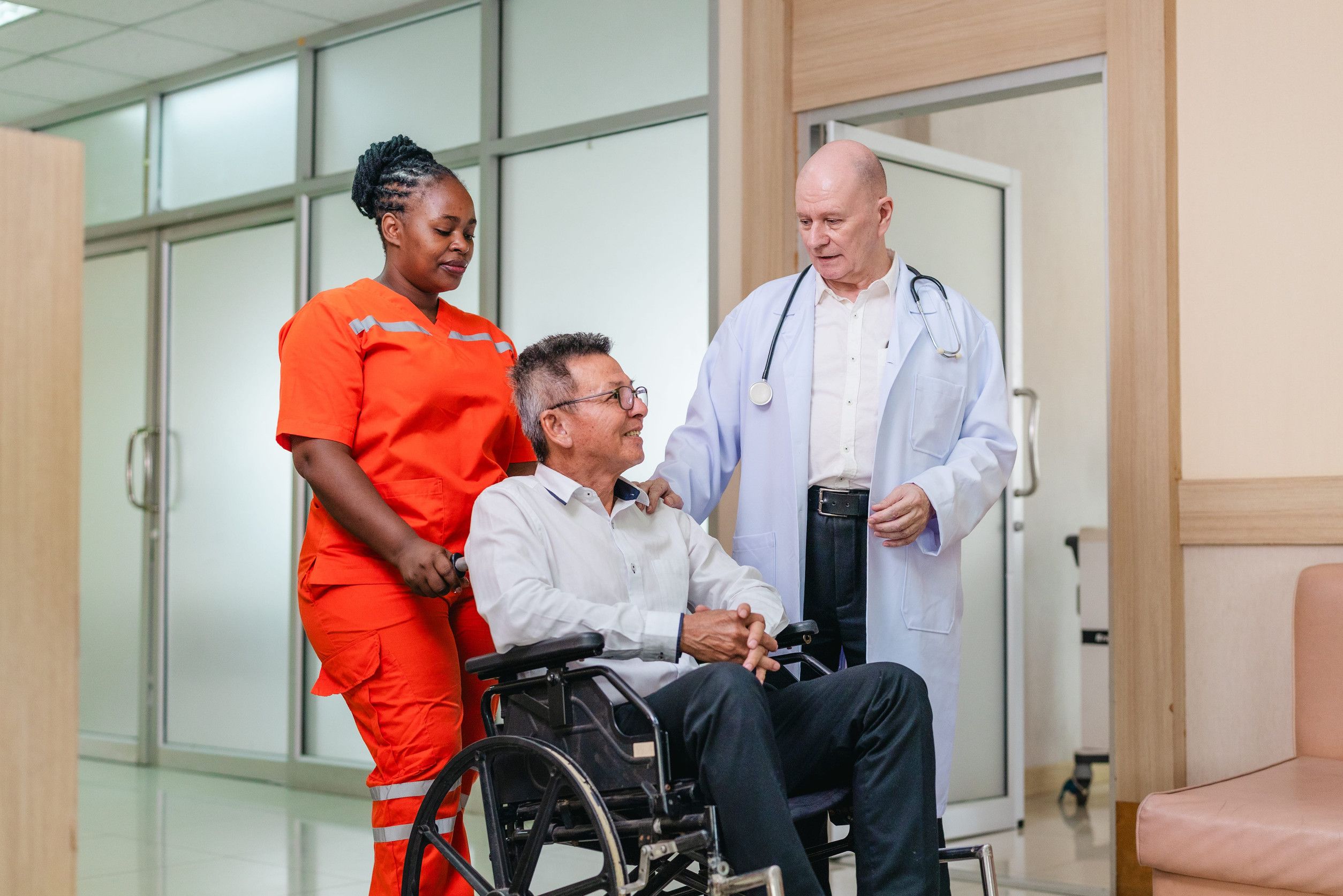 Doctor Patient And Healthcare Worker