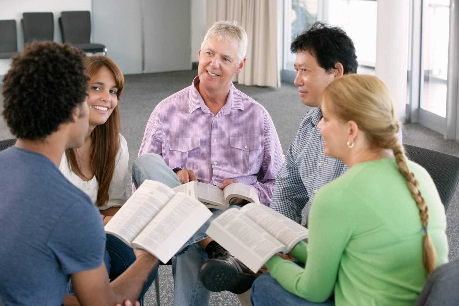 Religious Gathering For Bible Reading