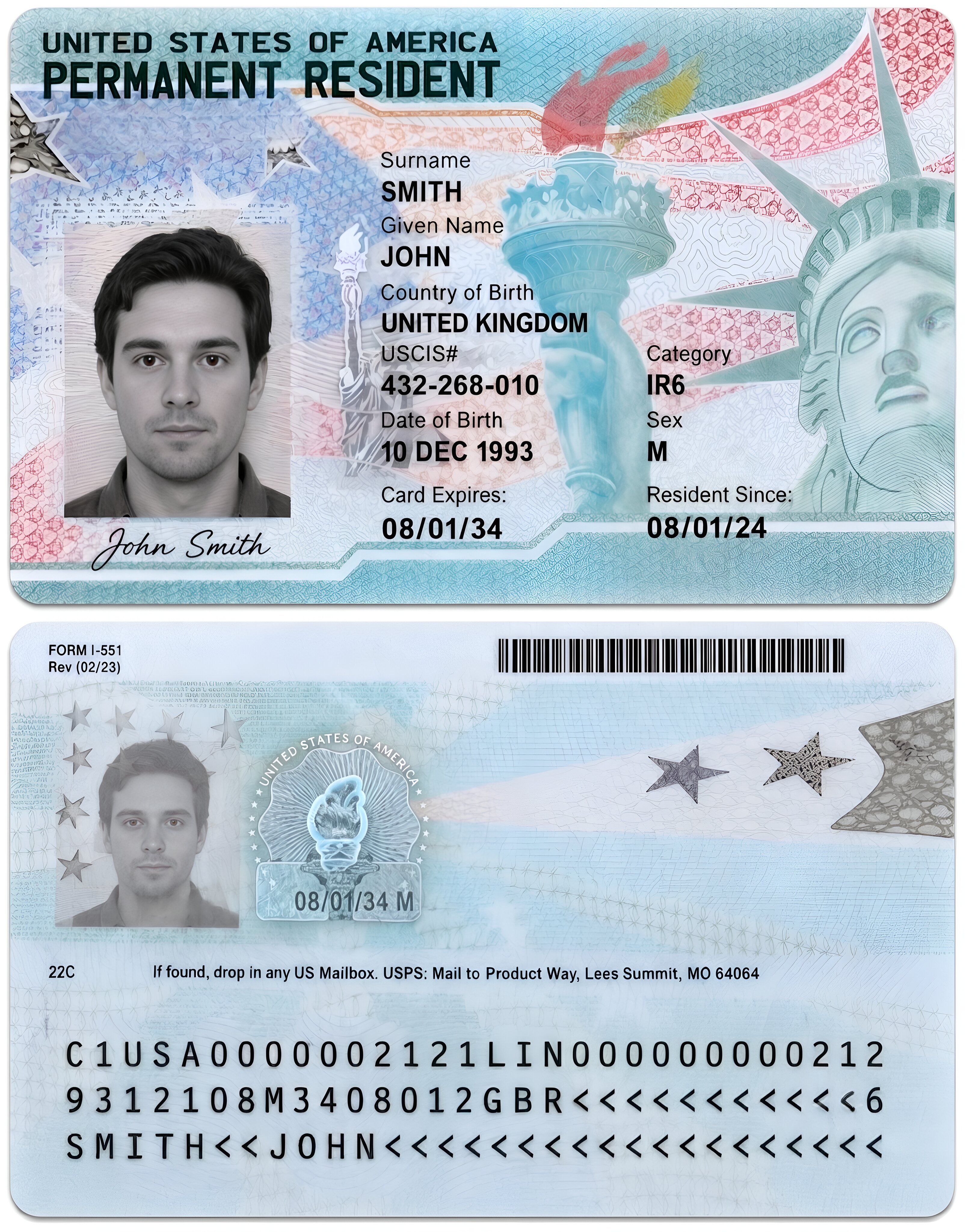 Sample for Next Destination’s Residence Permit