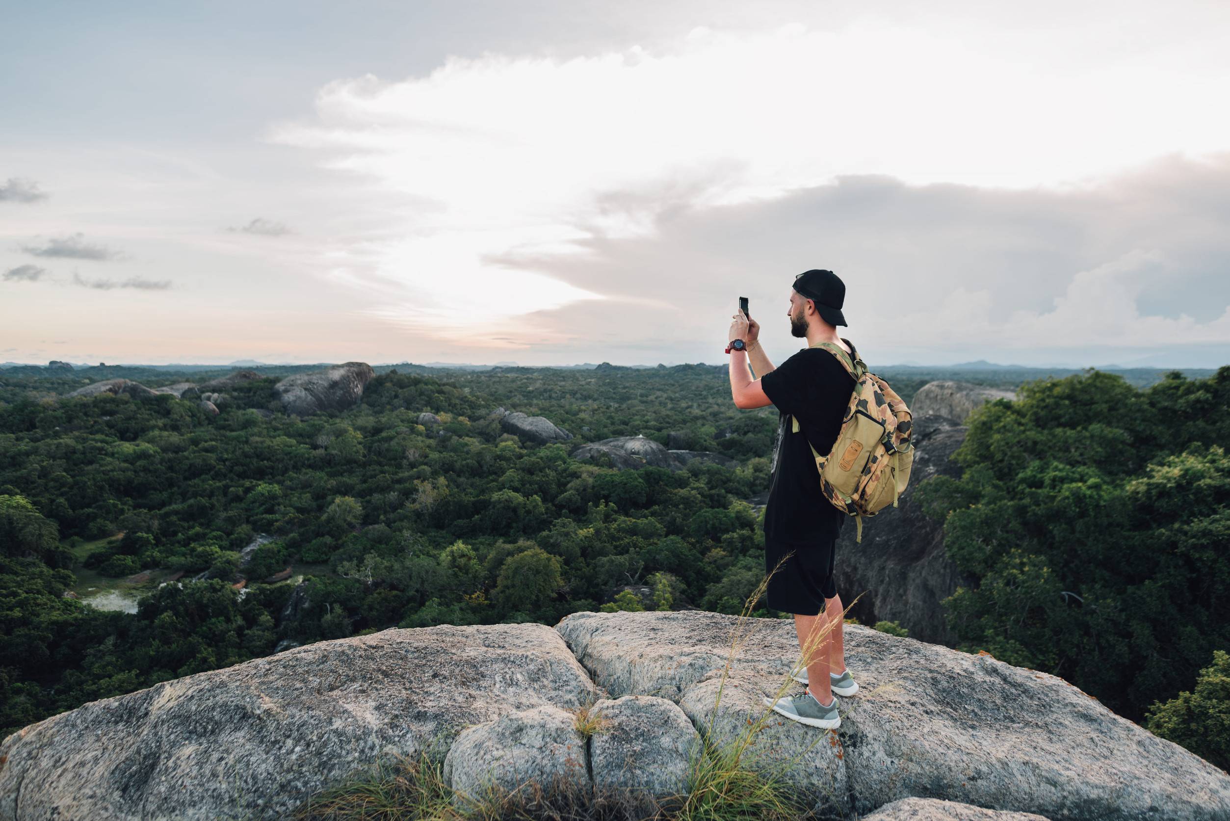 Tourist Taking A Photo
