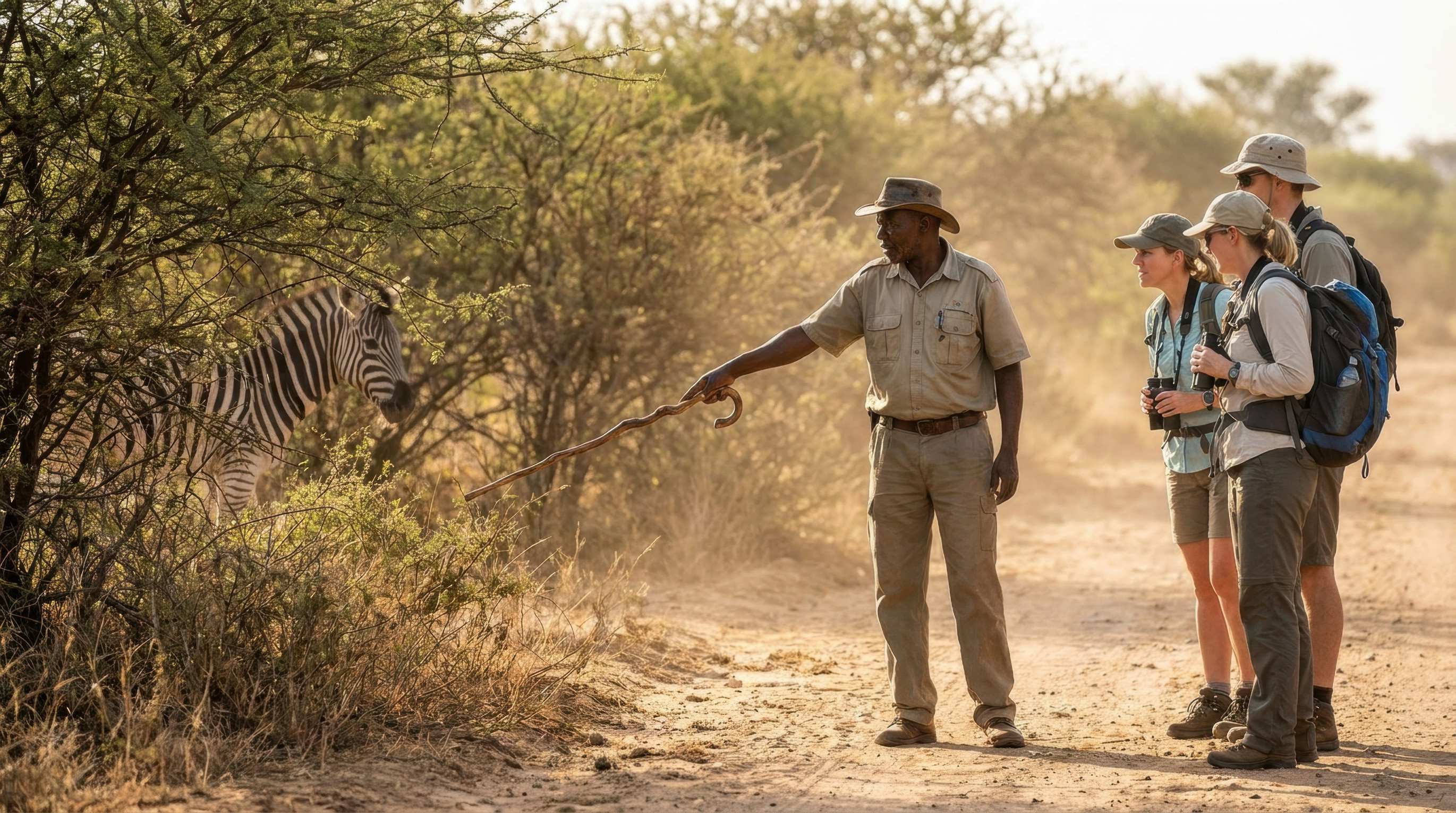Zebra Spotted On Shire River Trail